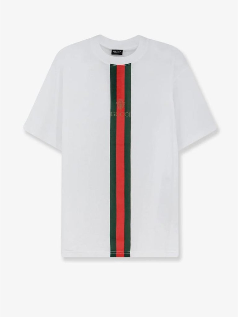 Gucci T-Shirt With Web Detail Tag Size L Men